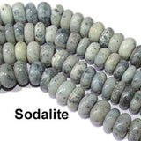 Sodalite Semi-Precious Beads, Size 9-11mm, Sold By Per string. 12-13 inch 49-64 Beads