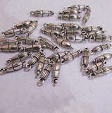 50 Pcs Pack 14x4mm,  Metal Charms for for adornment, pendants and earrings