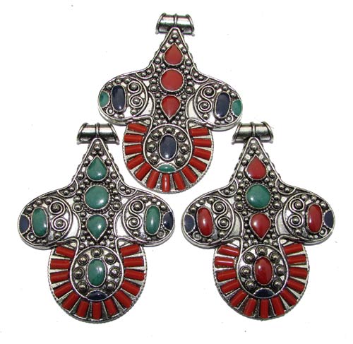 Size 50to60mm, Ethnic Nepali Pendant, Sold by Per Piece