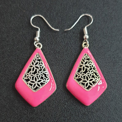 22x37mm Imitated Gemstone Earrings Sold by per Pair Pack