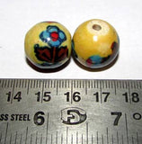 Ceramic Beads, colorful , Size Scle, Sold by Per Pack of 10 Pcs