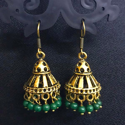 High Quality Indian Made Big Size Oxidized Jhumka Earring Sold by per Pair Pack