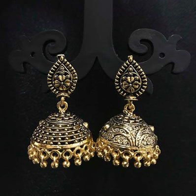 High Quality Indian Made Oxidized Jhumka Earring Sold by per Pair Pack