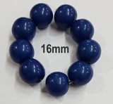 10 Pcs Pack Size about 16mm,Round, Resin Beads, Maroon Color,