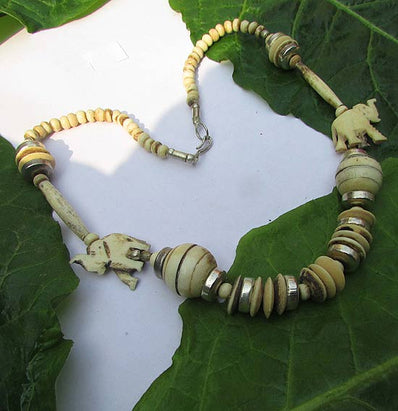 Beaded Ethnic Fashion Necklace, European Style