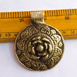Size Scale, Aluminum Pendants Antiqued Gold, sold by Per Piece