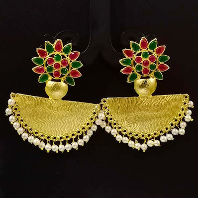 ''EXCLUSIVE''45-50 mm Hand Crafted Kundan Earrings Sold by per Pair pack