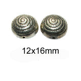 10 Pcs Pack, Approx Size Medium aluminium bead, Size 12x16mm