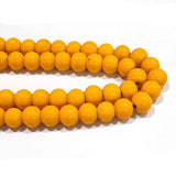 Banana Yellow Color Opaque Glass Beads