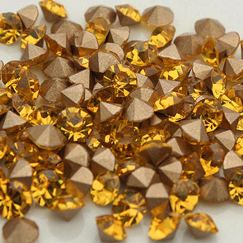 4.40mm, Flatback Chatons, Glass Rhinestone, Sold Per Pack of 144 Pcs, Size SS-18