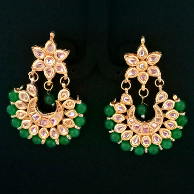 ''EXCLUSIVE''50-60 mm Hand Crafted Kundan Earrings Sold by per Pair pack