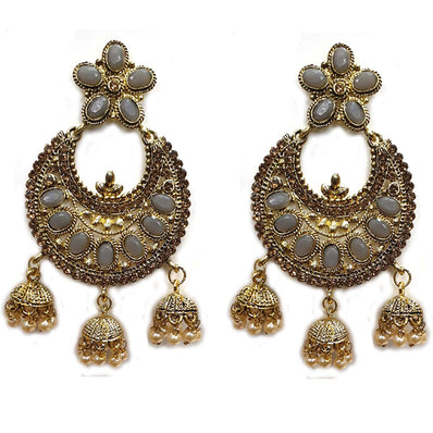 Traditional Marriage Party Bridal Earring Bold Large and Heavy Eye Catching