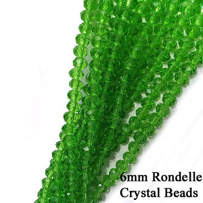 6x5mm Crystal Rondelle Beads, Crystal Glass Beads For Jewelry making Length of strand: 41 cm ( 16 inches ) About 80 Beads