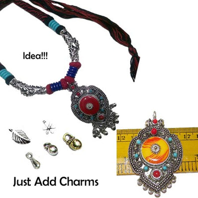 Size Scale Ethnic Nepali Pendant, Sold by Per Piece