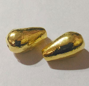10 Pcs Pack, Approx Size 21x13mm,Aluminum Metal Beads, Antiqued, Light Weight for Tribal Jewellery
