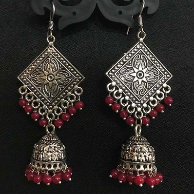 High Quality Indian Made Big Size Oxidized Jhumka Earring Sold by per Pair Pack