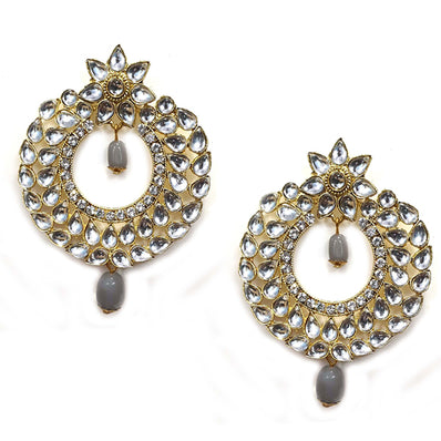Traditional Marriage Party Bridal Earring Bold Large and Heavy Eye Catching