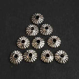 3x7mm Oxi Cap beads for Jewelry Making Sold by 50 Pcs Pack