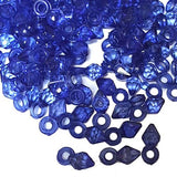 6x10mm, Acrylic Transparent Beads Sold Per Pack of 50 Grams