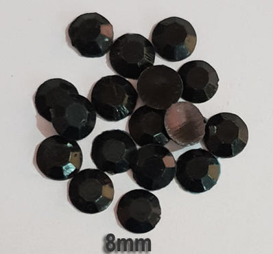 500 Pcs pack Round Acrylic stone for adornment Size mentioned on image
