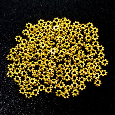 500 Pcs Pack, 4mm Size Jewelry making Oxidized Metal Beads, Sold by 500pcs pack