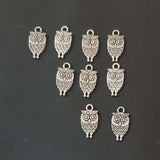 10 Pcs Pack, Approx Size 9x18mm Small Metal Charms Pendant Oxidized Finish  Jewellery Making Raw Materials