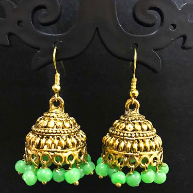 High Quality Indian Made Oxidized Jhumka Earring Sold by per Pair Pack