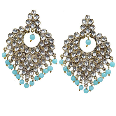 Traditional Marriage Party Bridal Earring Bold Large and Heavy Eye Catching