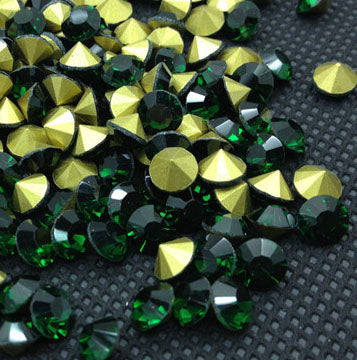 3.7mm, Flatback Chatons, Glass Rhinestone, Sold Per Pack of 144 Pcs, Size SS-15