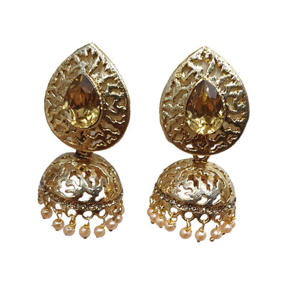Traditional Marriage Party Bridal Earring Bold Large and Heavy Eye Catching