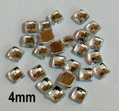 500 PCS Acrylic Craft Gems Kundan Stone Used in Nail Art, Clothing, Jewelry adornment, Crafts  etc. Not adhesive Flat Back can use glue to finish your project