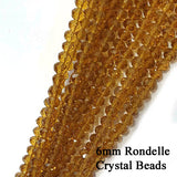 6x5mm Crystal Rondelle Beads, Crystal Glass Beads For Jewelry making Length of strand: 41 cm ( 16 inches ) About 92~95 Beads