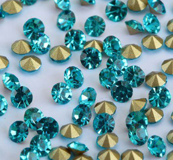 4.20mm, Flatback Chatons, Glass Rhinestone, Sold Per Pack of 144 Pcs, Size SS-17