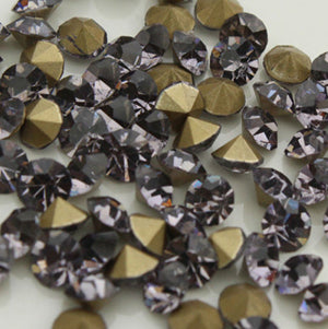 3.5mm, Flatback Chatons, Glass Rhinestone, Sold Per Pack of 144 Pcs, Size SS-14