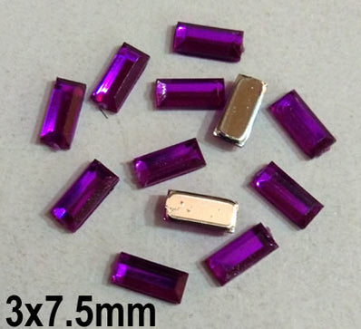 500 PCS Acrylic Craft Gems Kundan Stone Used in Nail Art, Clothing, Jewelry adornment, Crafts  etc. Not adhesive Flat Back can use glue to finish your project