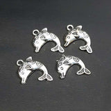 5 Pcs Pack, Approx Size 23x24mm Small Metal Charms Pendant Oxidized Finish  Jewellery Making Raw Materials
