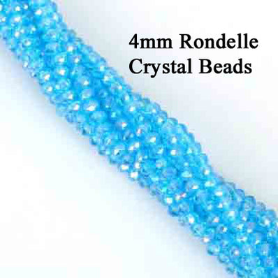 4x3mm Crystal Rondelle Beads, Crystal Glass Beads For Jewelry making Length of strand: 41 cm ( 16 inches ) About 135~140 Beads