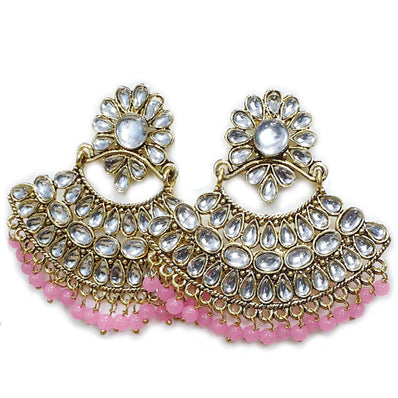 Traditional Marriage Party Bridal Earring Bold Large and Heavy Eye Catching