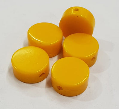 10 Pcs Pack Size about 18x8mm Wheel Shape Resin Beads Limited Quantity