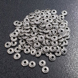 5x2mm Size Jewelry making Oxidized Metal Beads, Sold Per Pack of 50pcs