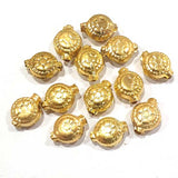 12x16mm Light Weight large size metal beads, Sold Per pack of 10 Pcs