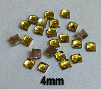 500 PCS Acrylic Craft Gems Kundan Stone Used in Nail Art, Clothing, Jewelry adornment, Crafts  etc. Not adhesive Flat Back can use glue to finish your project