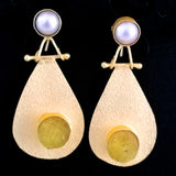 Druzzy''EXCLUSIVE''40-50 mm Hand Crafted Kundan Earrings Sold by per Pair pack