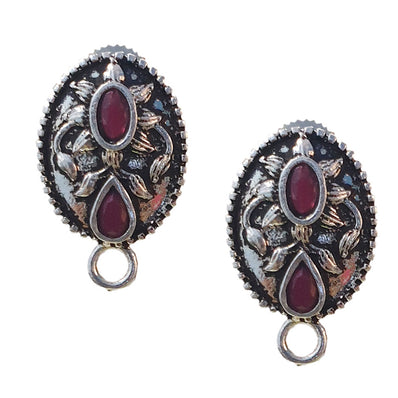 24x14 mm Stone Studded Earring studs sold by per pair pack