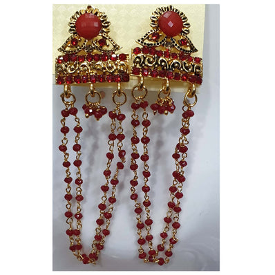 Traditional Marriage Party Bridal Earring Bold Large and Heavy Eye Catching