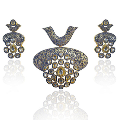 Large Size Kundan Pendant Set high quality Sold Per Set