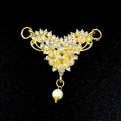 40x41 mm Stone Pendants high quality stone setting gold plated Sold by Per Piece
