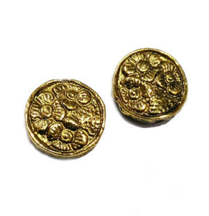 10 Pcs Pack, Approx Size 20mm,Aluminum Metal Beads, Antiqued, Light Weight for Tribal Jewellery