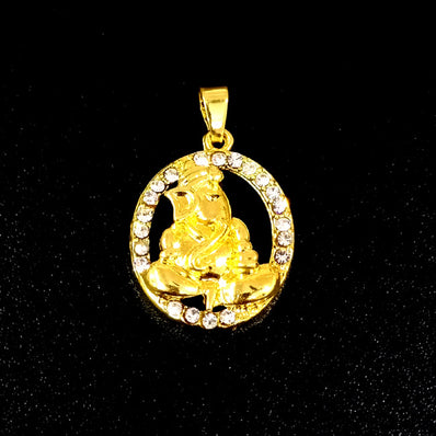 22x34 mm Stone Pendants high quality stone setting gold plated Sold by Per Piece