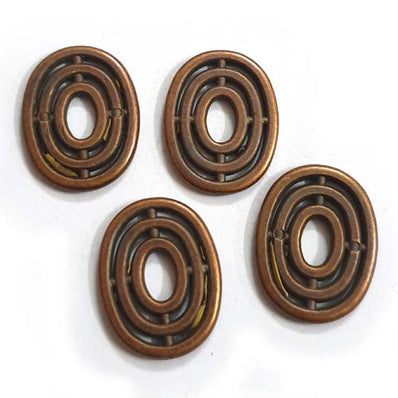 Acrylic Copper Charms Sold Per Pack of 20 Pcs